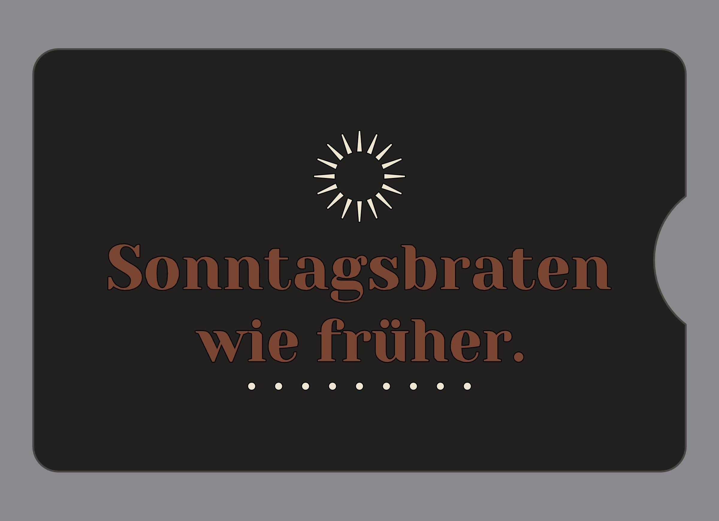 Display-Abdeckung passend für Thermomix TM6 – Sonntagsbraten wie früher. | mehrfarbig, Wunschfarbe möglich