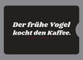 Display-Abdeckung passend für Thermomix TM6 – Der frühe Vogel kocht den Kaffee. | mehrfarbig, Wunschfarbe möglich