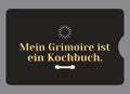 Display-Abdeckung passend für Thermomix TM6 – Mein Grimoire ist ein Kochbuch. | mehrfarbig, Wunschfarbe möglich