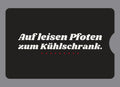 Display-Abdeckung passend für Thermomix TM6 – Auf leisen Pfoten zum Kühlschrank. | mehrfarbig, Wunschfarbe möglich