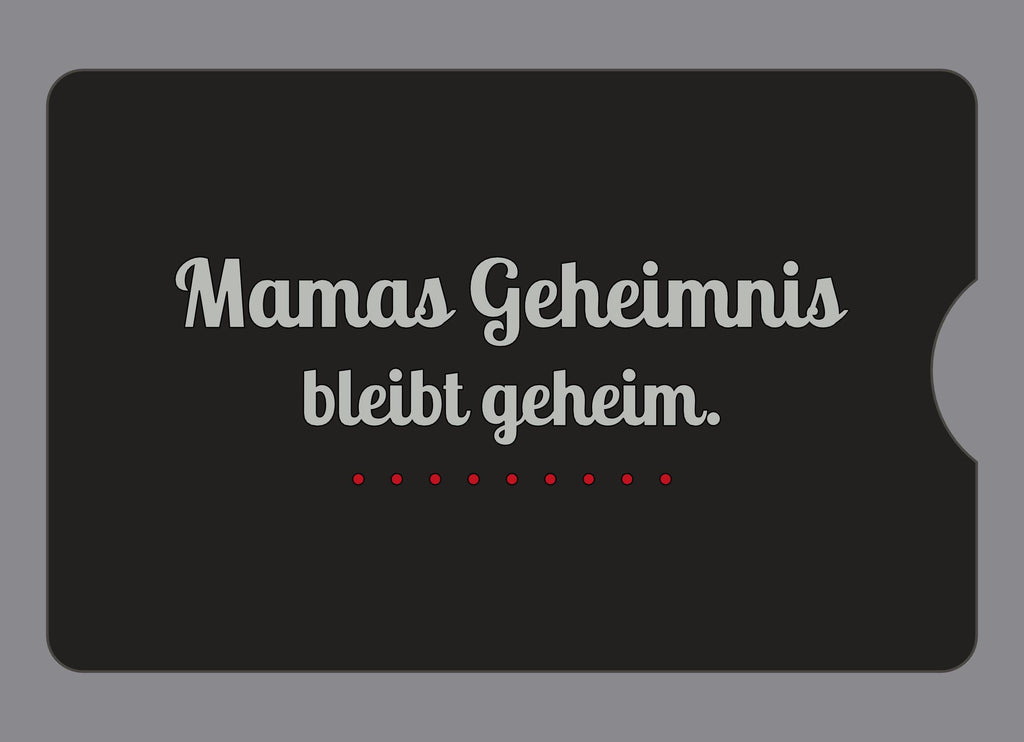 Display-Abdeckung passend für Thermomix TM6 – Mamas Geheimnis bleibt geheim. | mehrfarbig, Wunschfarbe möglich