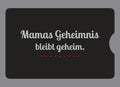 Display-Abdeckung passend für Thermomix TM6 – Mamas Geheimnis bleibt geheim. | mehrfarbig, Wunschfarbe möglich