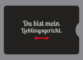 Display-Abdeckung passend für Thermomix TM6 – Du bist mein Lieblingsgericht. | mehrfarbig, Wunschfarbe möglich