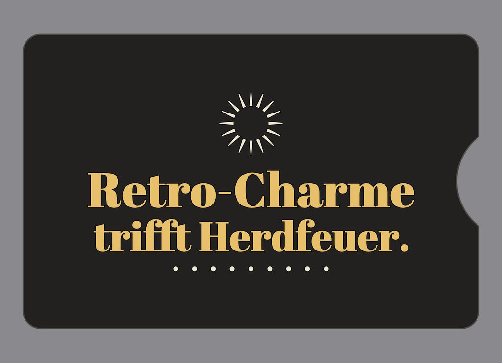 Display-Abdeckung passend für Thermomix TM6 – Retro-Charme trifft Herdfeuer. | mehrfarbig, Wunschfarbe möglich