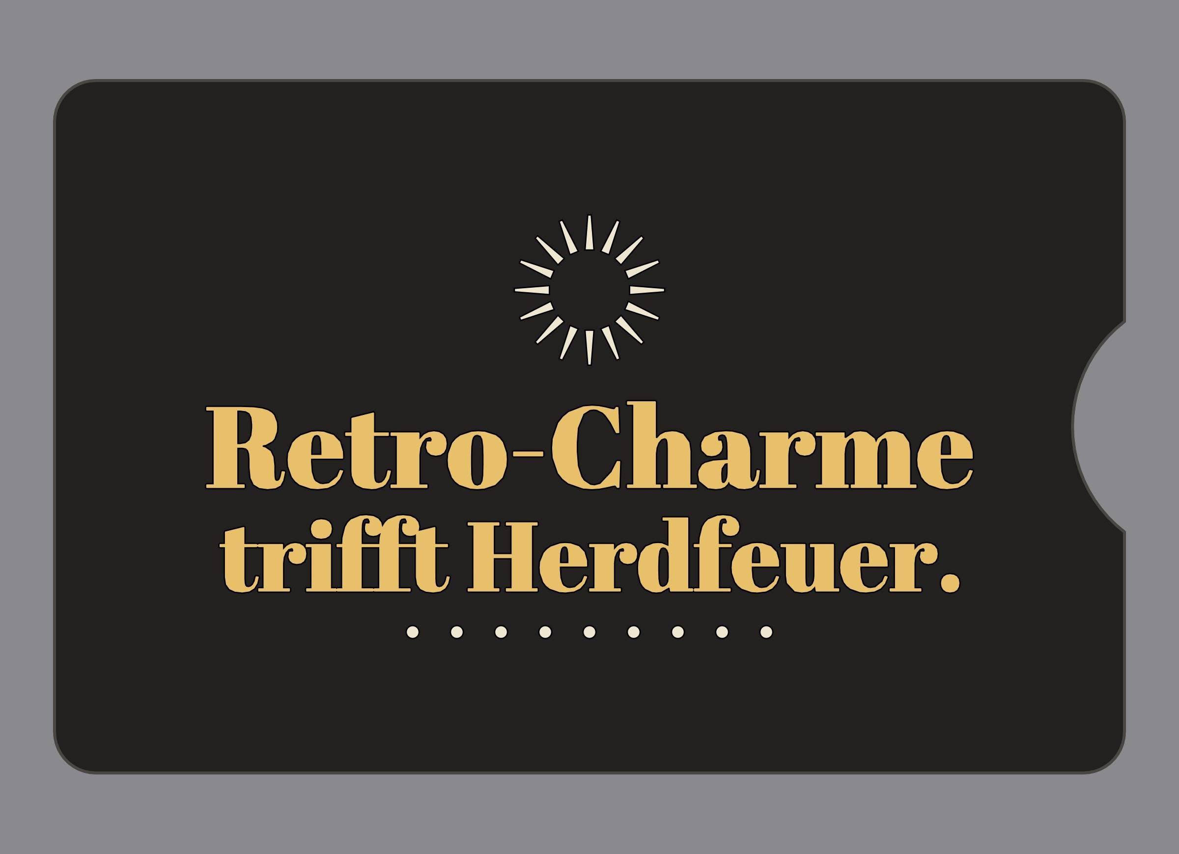 Display-Abdeckung passend für Thermomix TM6 – Retro-Charme trifft Herdfeuer. | mehrfarbig, Wunschfarbe möglich