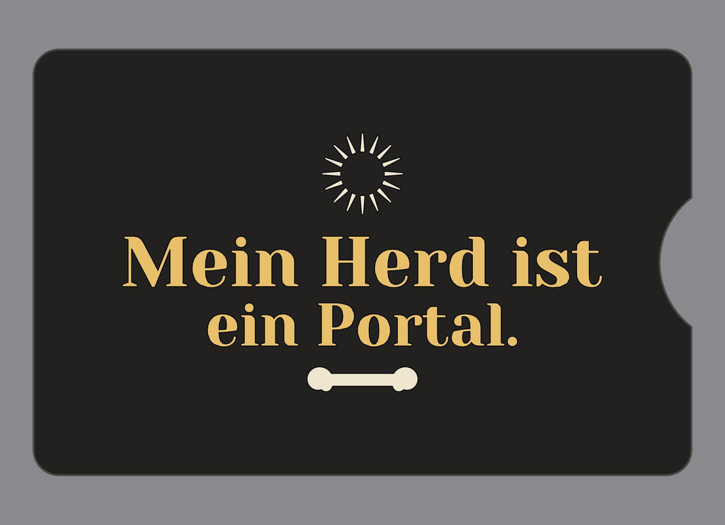 Display-Abdeckung passend für Thermomix TM6 – Mein Herd ist ein Portal. | mehrfarbig, Wunschfarbe möglich