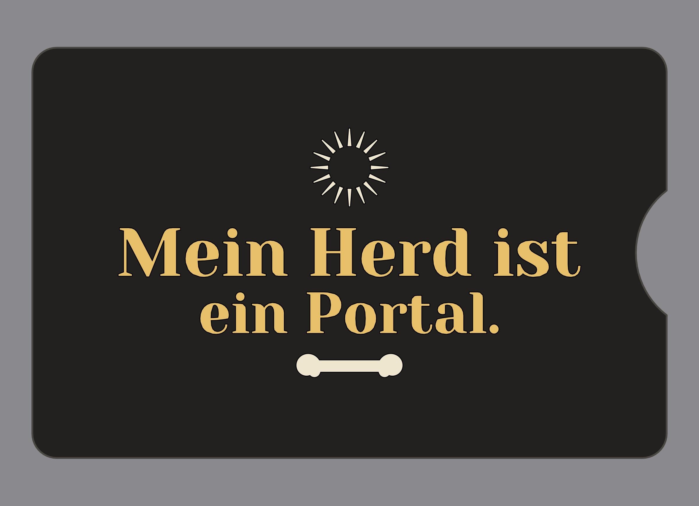Display-Abdeckung passend für Thermomix TM6 – Mein Herd ist ein Portal. | mehrfarbig, Wunschfarbe möglich