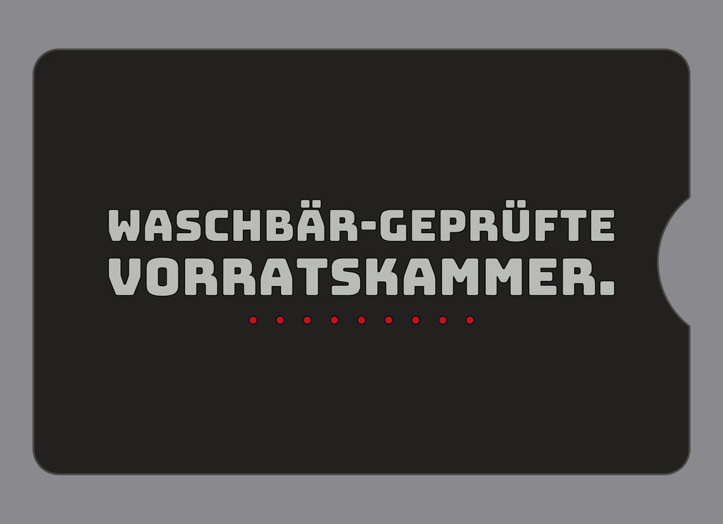 Display-Abdeckung passend für Thermomix TM6 – Waschbär-geprüfte Vorratskammer. | mehrfarbig, Wunschfarbe möglich
