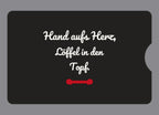 Display-Abdeckung passend für Thermomix TM6 – Hand aufs Herz, Löffel in den Topf. | mehrfarbig, Wunschfarbe möglich