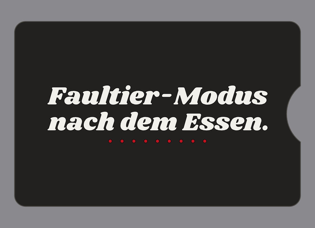 Display-Abdeckung passend für Thermomix TM6 – Faultier-Modus nach dem Essen. | mehrfarbig, Wunschfarbe möglich