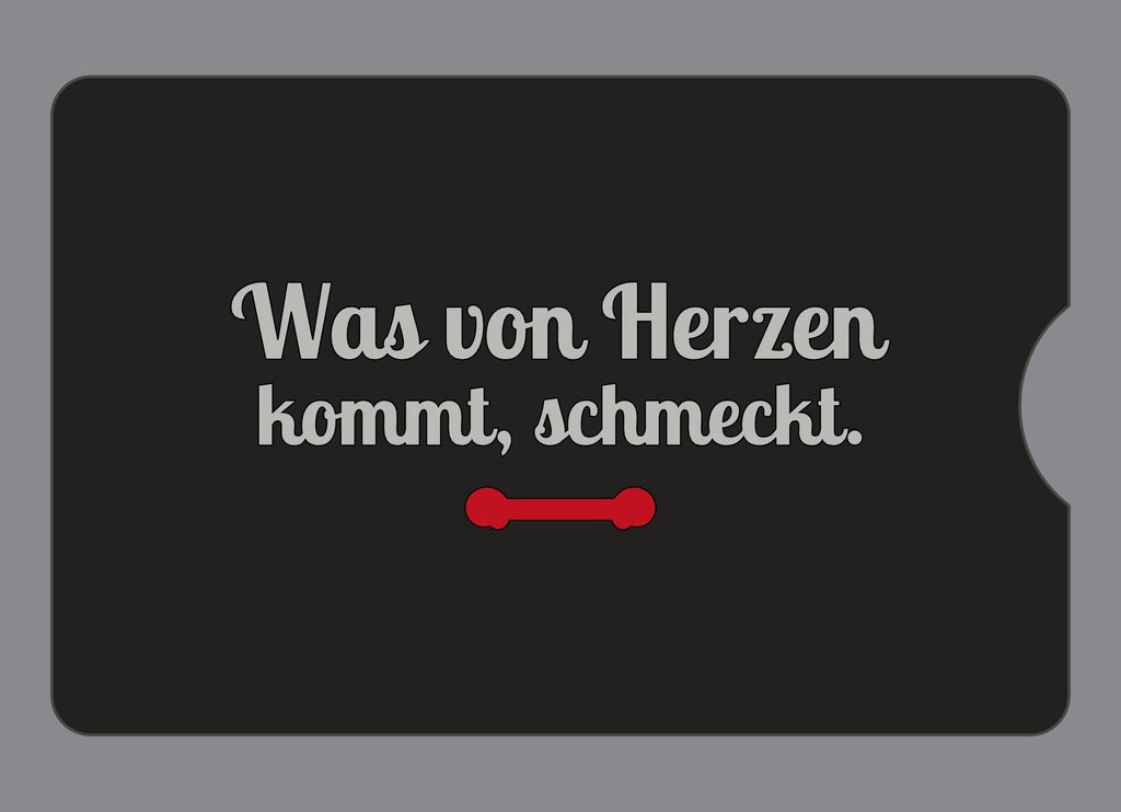 Display-Abdeckung passend für Thermomix TM6 – Was von Herzen kommt, schmeckt. | mehrfarbig, Wunschfarbe möglich