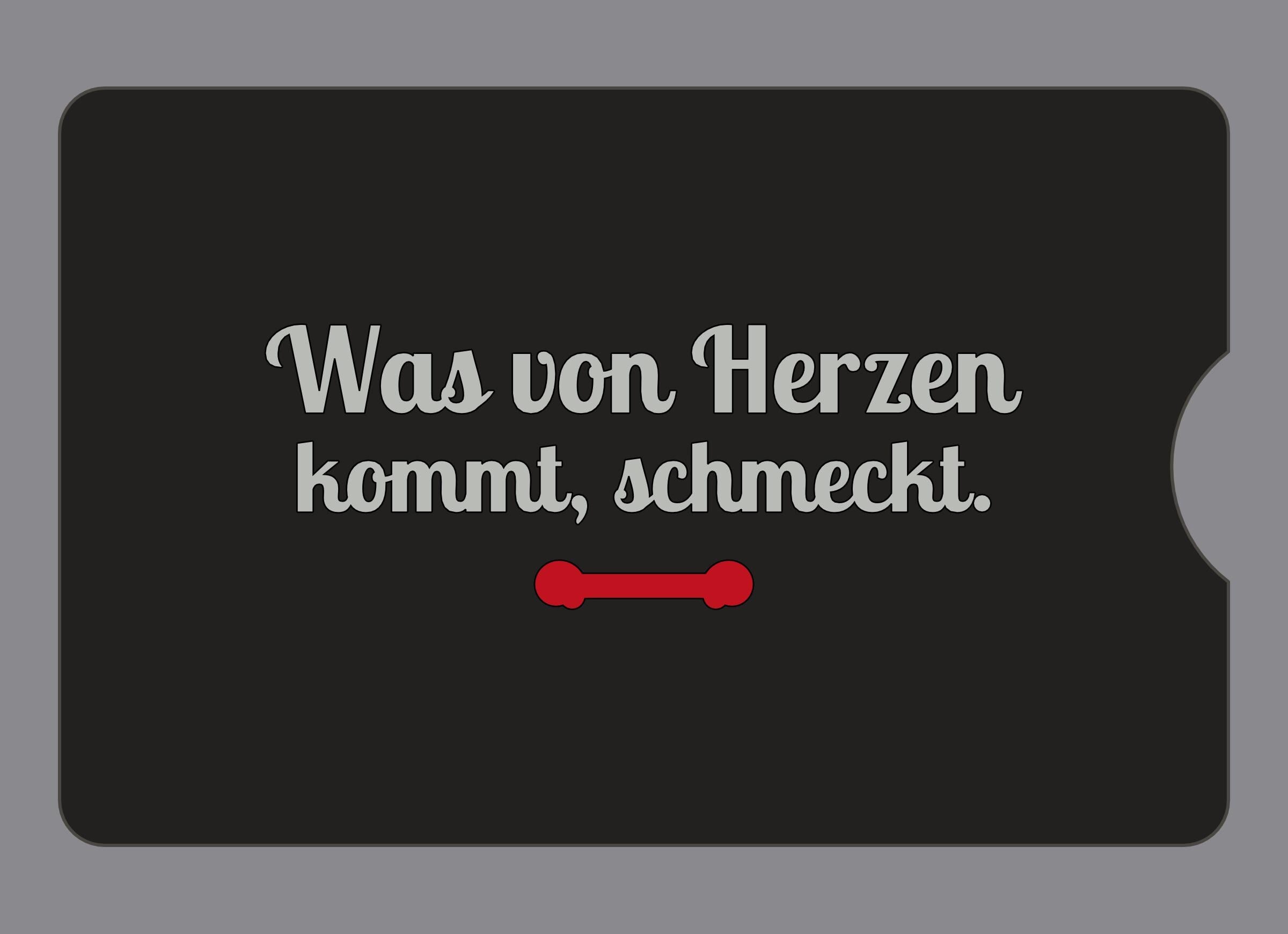 Display-Abdeckung passend für Thermomix TM6 – Was von Herzen kommt, schmeckt. | mehrfarbig, Wunschfarbe möglich
