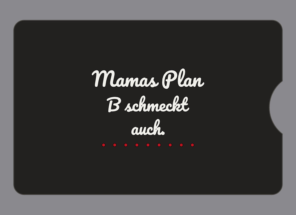Display-Abdeckung passend für Thermomix TM6 – Mamas Plan B schmeckt auch. | mehrfarbig, Wunschfarbe möglich