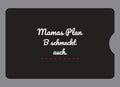 Display-Abdeckung passend für Thermomix TM6 – Mamas Plan B schmeckt auch. | mehrfarbig, Wunschfarbe möglich