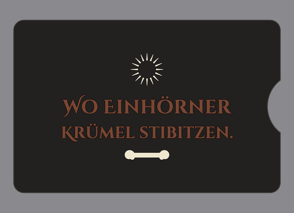 Display-Abdeckung passend für Thermomix TM6 – Wo Einhörner Krümel stibitzen. | mehrfarbig, Wunschfarbe möglich