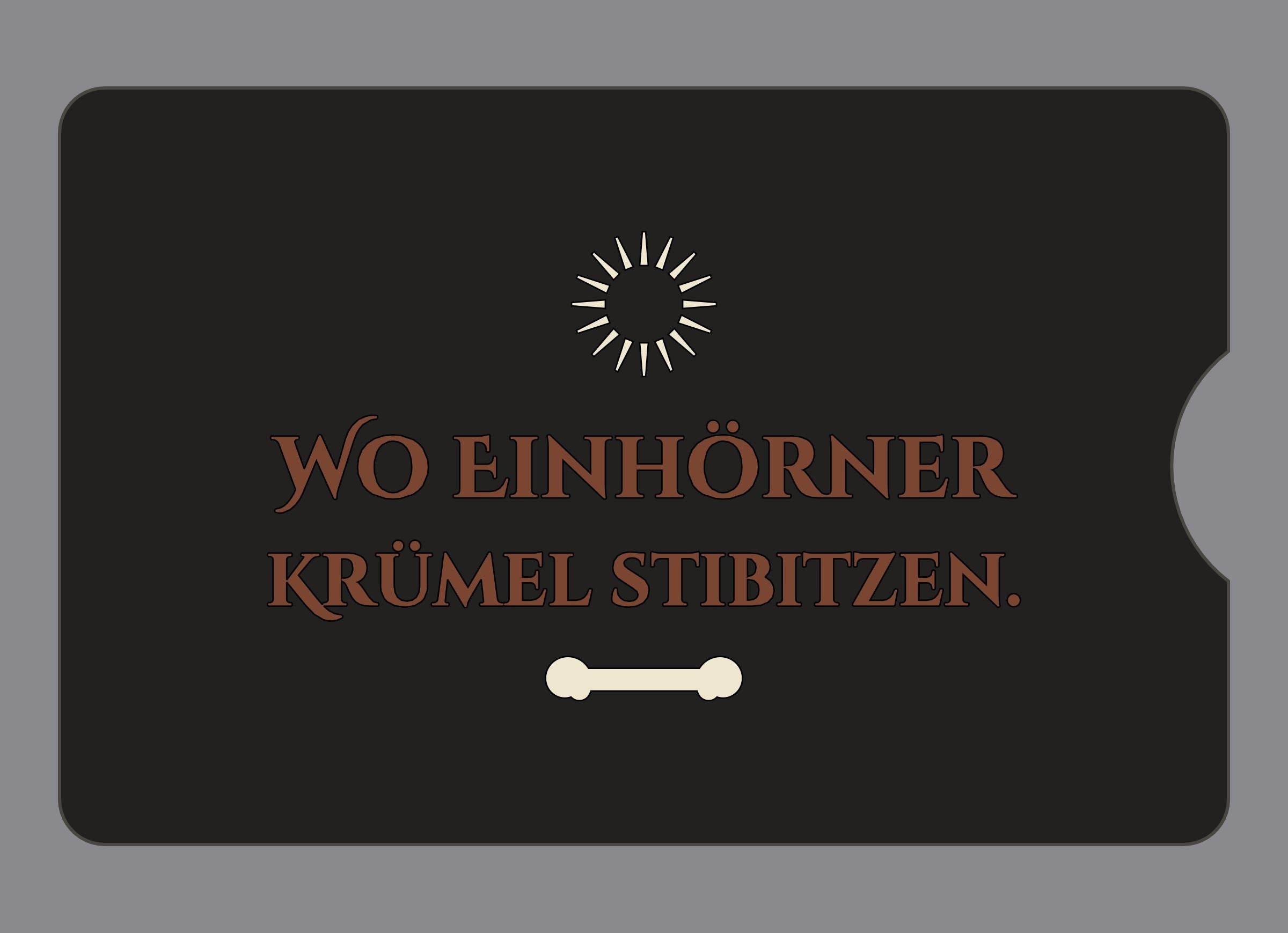 Display-Abdeckung passend für Thermomix TM6 – Wo Einhörner Krümel stibitzen. | mehrfarbig, Wunschfarbe möglich