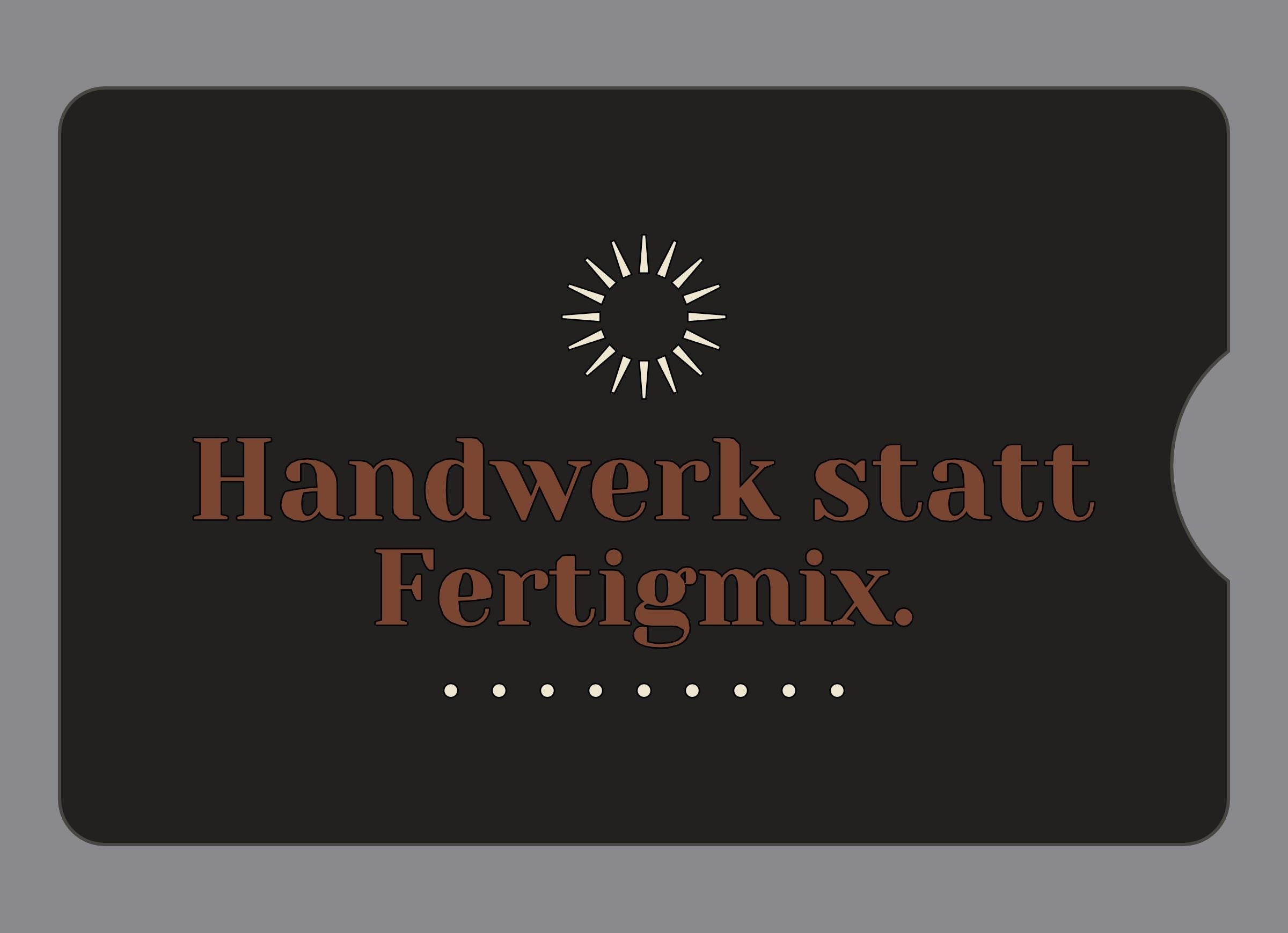 Display-Abdeckung passend für Thermomix TM6 – Handwerk statt Fertigmix. | mehrfarbig, Wunschfarbe möglich
