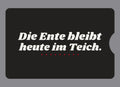 Display-Abdeckung passend für Thermomix TM6 – Die Ente bleibt heute im Teich. | mehrfarbig, Wunschfarbe möglich