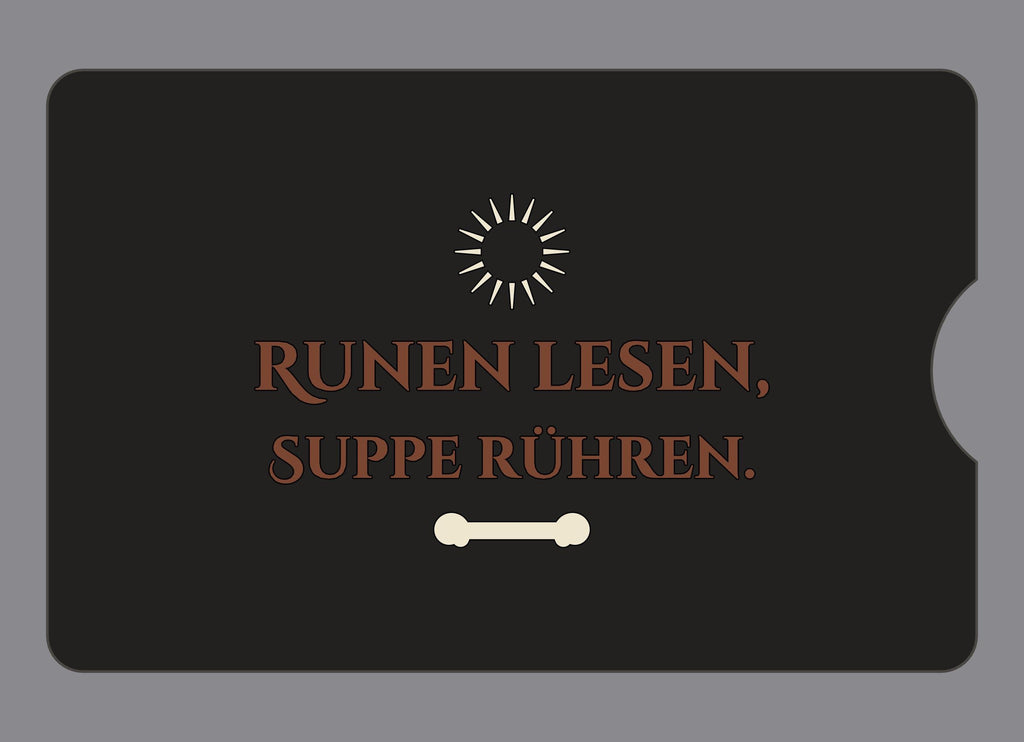 Display-Abdeckung passend für Thermomix TM6 – Runen lesen, Suppe rühren. | mehrfarbig, Wunschfarbe möglich