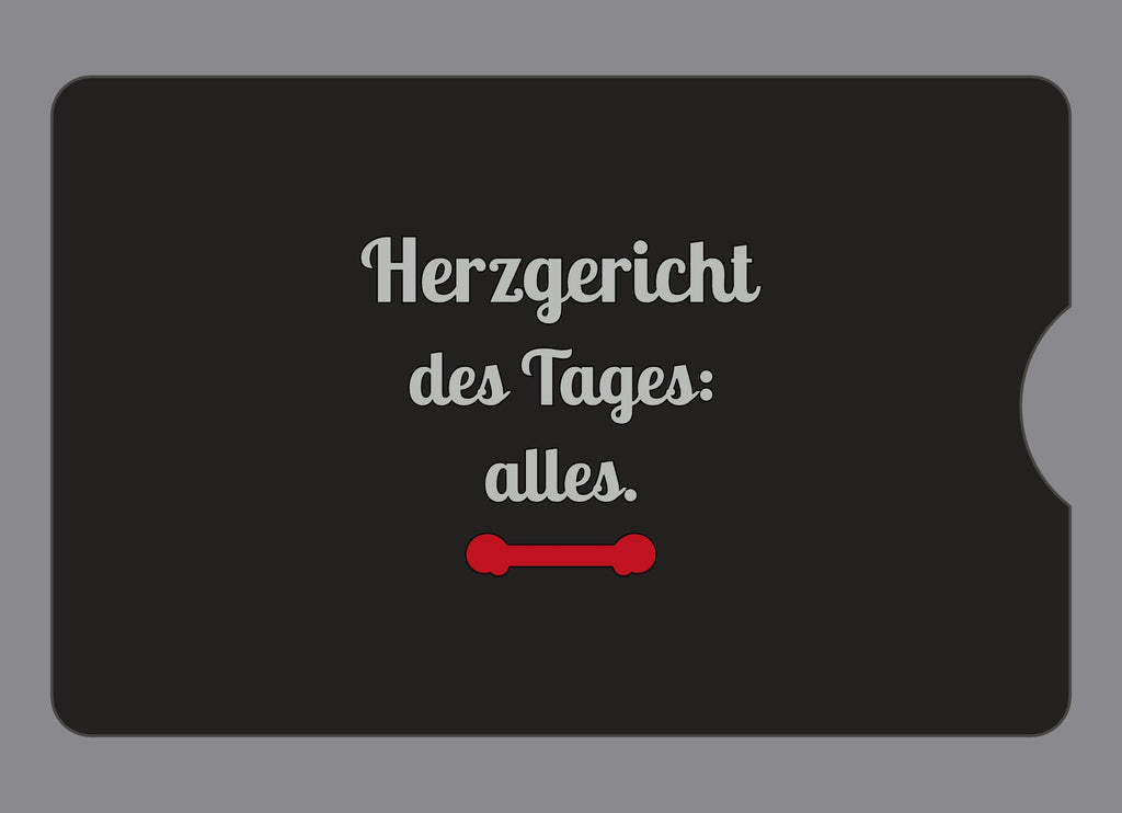 Display-Abdeckung passend für Thermomix TM6 – Herzgericht des Tages: alles. | mehrfarbig, Wunschfarbe möglich