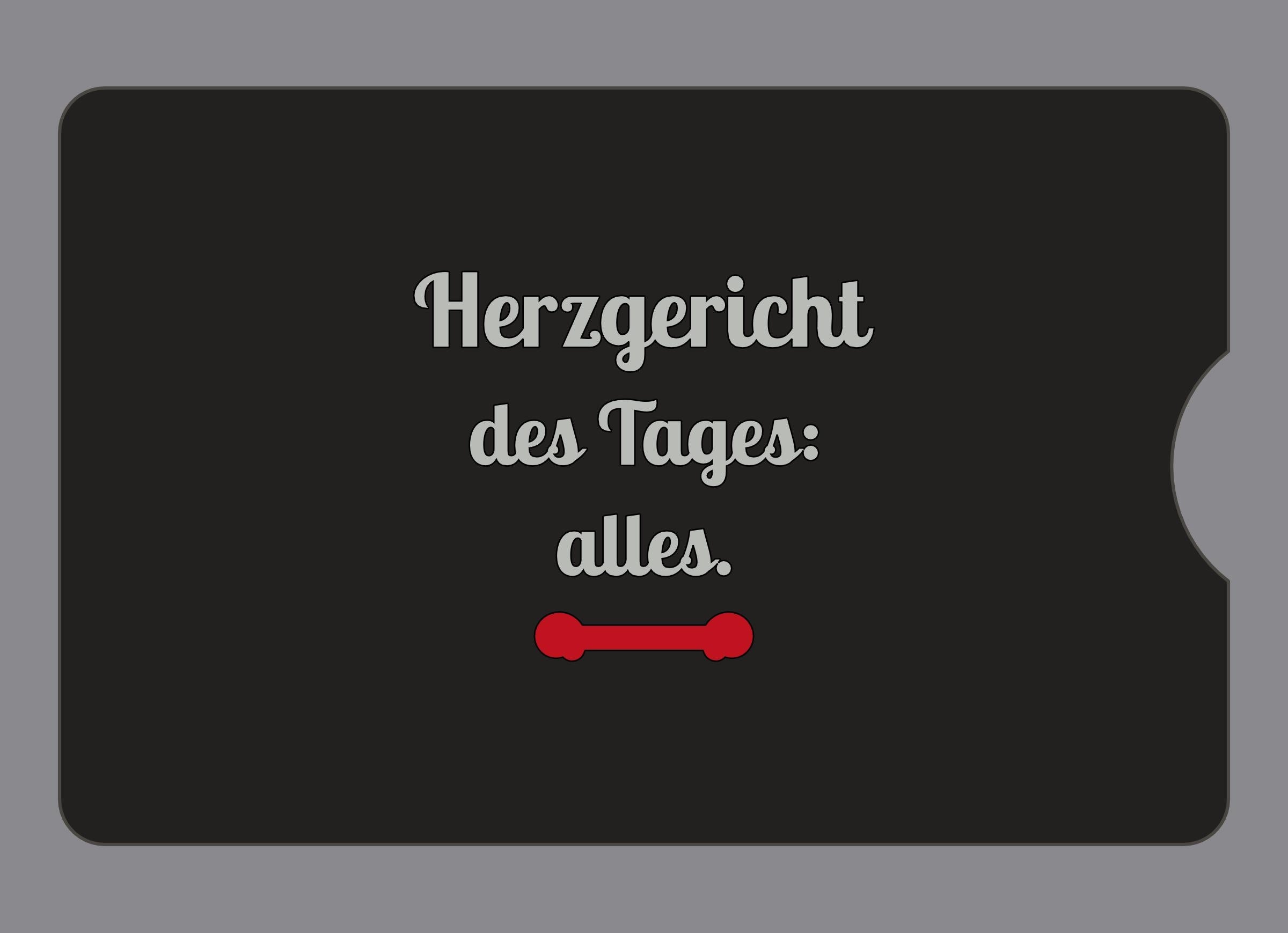 Display-Abdeckung passend für Thermomix TM6 – Herzgericht des Tages: alles. | mehrfarbig, Wunschfarbe möglich