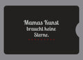 Display-Abdeckung passend für Thermomix TM6 – Mamas Kunst braucht keine Sterne. | mehrfarbig, Wunschfarbe möglich