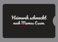 Display-Abdeckung passend für Thermomix TM6 – Heimweh schmeckt nach Mamas Essen. | mehrfarbig, Wunschfarbe möglich