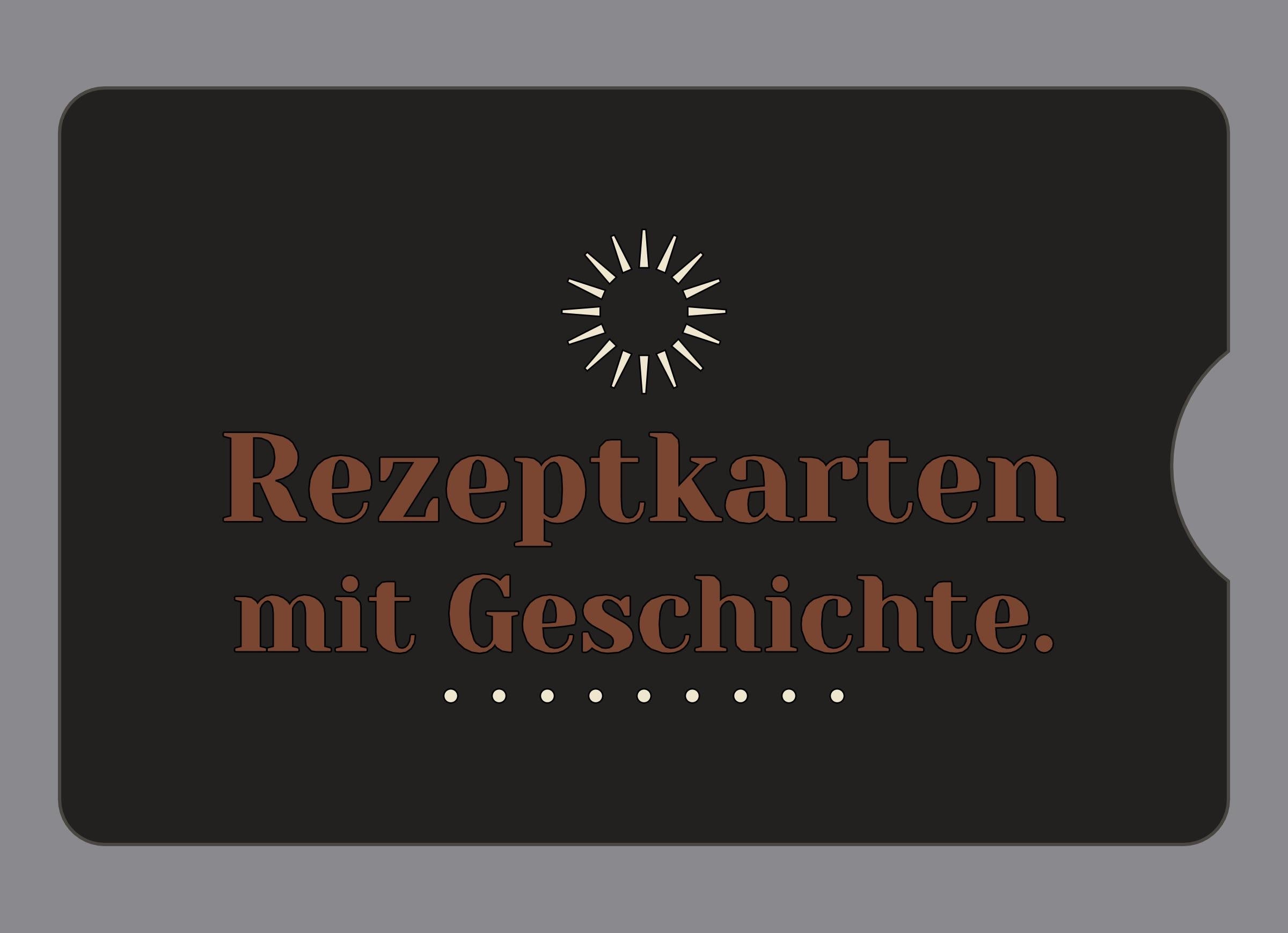 Display-Abdeckung passend für Thermomix TM6 – Rezeptkarten mit Geschichte. | mehrfarbig, Wunschfarbe möglich