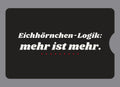 Display-Abdeckung passend für Thermomix TM6 – Eichhörnchen-Logik: mehr ist mehr. | mehrfarbig, Wunschfarbe möglich