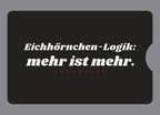 Display-Abdeckung passend für Thermomix TM6 – Eichhörnchen-Logik: mehr ist mehr. | mehrfarbig, Wunschfarbe möglich