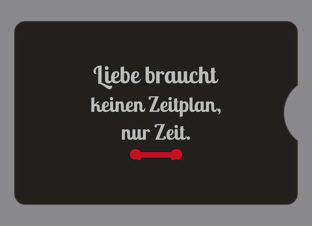 Display-Abdeckung passend für Thermomix TM6 – Liebe braucht keinen Zeitplan, nur Zeit. | mehrfarbig, Wunschfarbe möglich