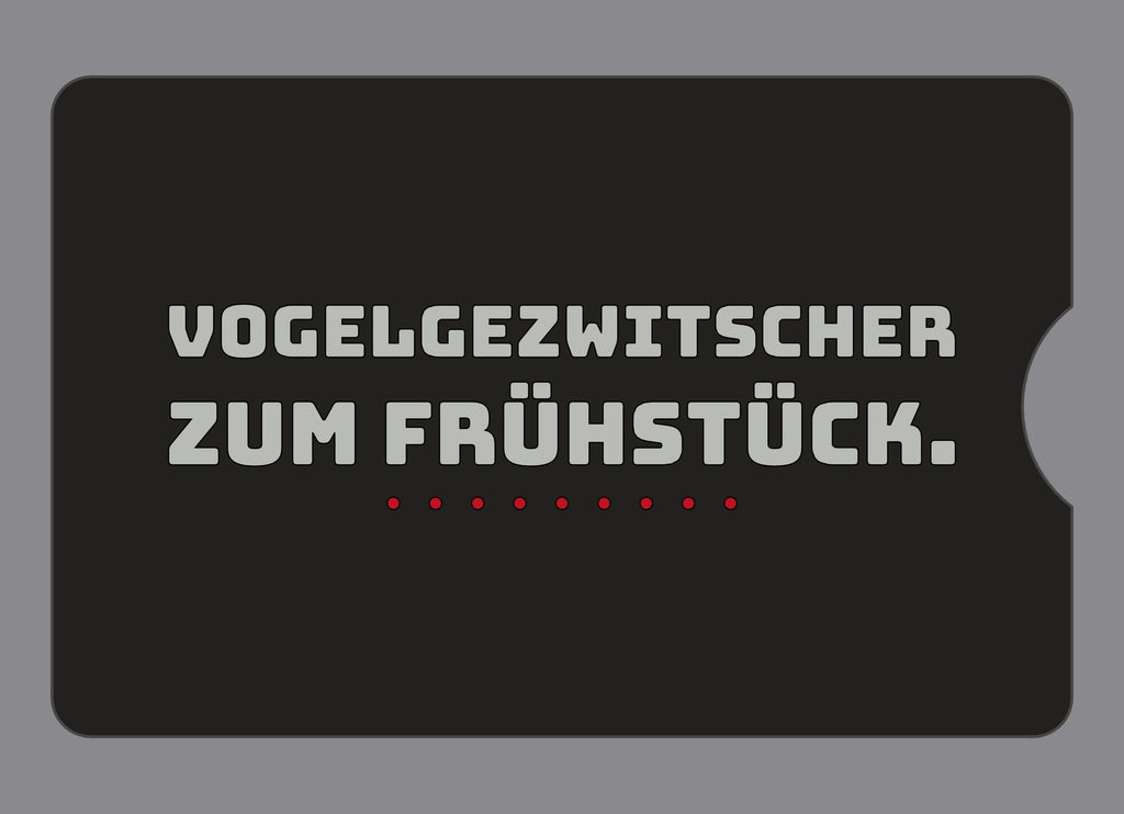 Display-Abdeckung passend für Thermomix TM6 – Vogelgezwitscher zum Frühstück. | mehrfarbig, Wunschfarbe möglich