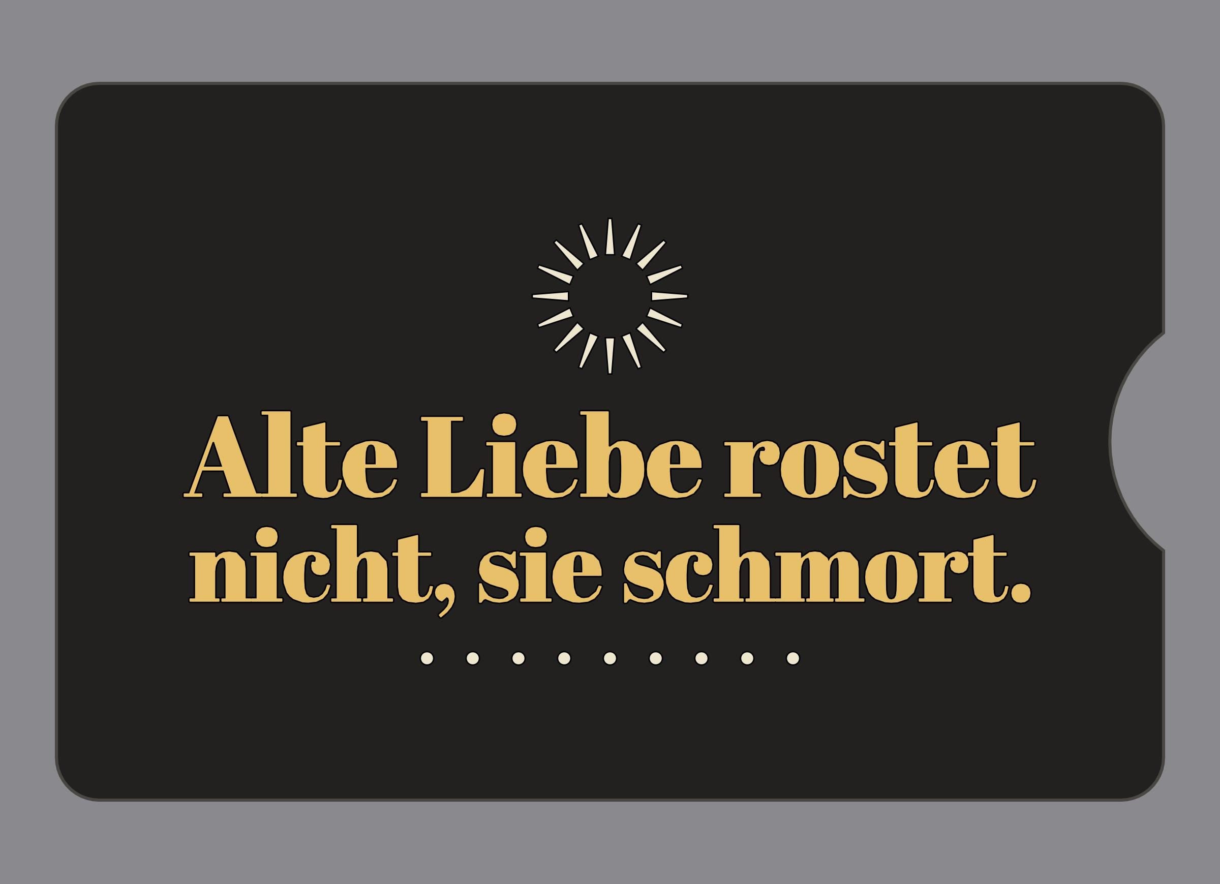Display-Abdeckung passend für Thermomix TM6 – Alte Liebe rostet nicht, sie schmort. | mehrfarbig, Wunschfarbe möglich