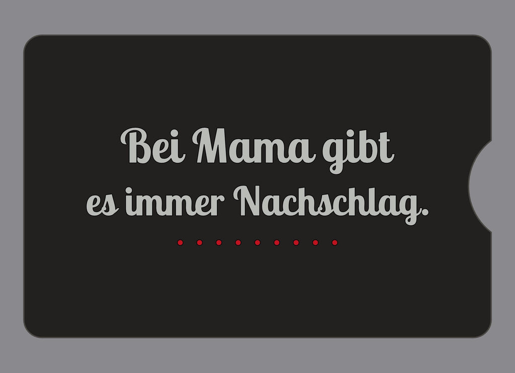 Display-Abdeckung passend für Thermomix TM6 – Bei Mama gibt es immer Nachschlag. | mehrfarbig, Wunschfarbe möglich