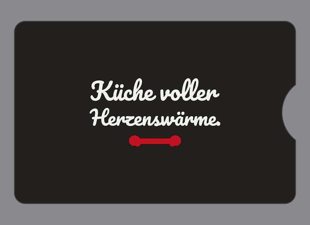 Display-Abdeckung passend für Thermomix TM6 – Küche voller Herzenswärme. | mehrfarbig, Wunschfarbe möglich