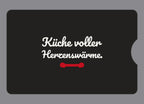 Display-Abdeckung passend für Thermomix TM6 – Küche voller Herzenswärme. | mehrfarbig, Wunschfarbe möglich