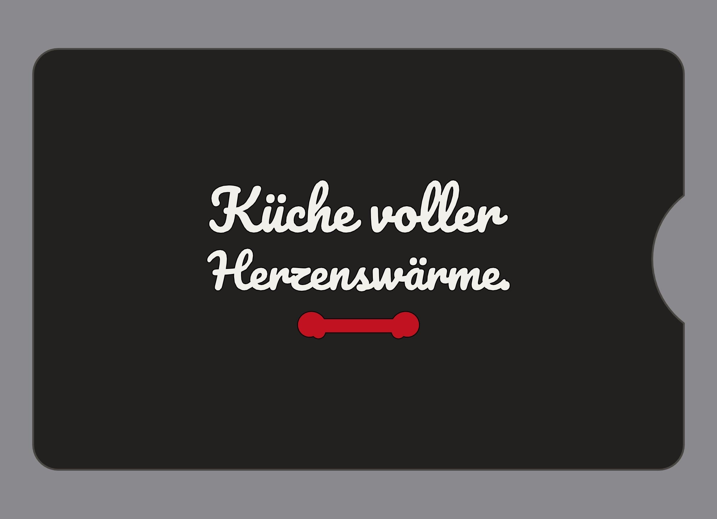 Display-Abdeckung passend für Thermomix TM6 – Küche voller Herzenswärme. | mehrfarbig, Wunschfarbe möglich