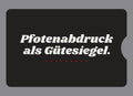 Display-Abdeckung passend für Thermomix TM6 – Pfotenabdruck als Gütesiegel. | mehrfarbig, Wunschfarbe möglich