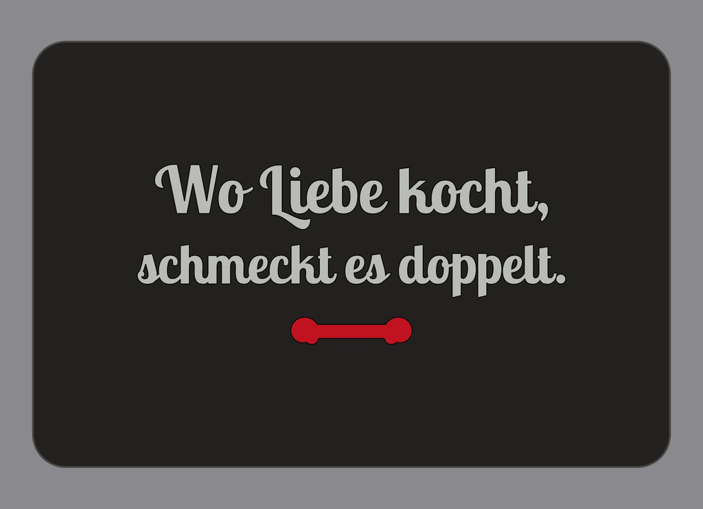Display-Abdeckung passend für Thermomix TM7 – Wo Liebe kocht, schmeckt es doppelt. | mehrfarbig, Wunschfarbe möglich