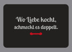 Display-Abdeckung passend für Thermomix TM7 – Wo Liebe kocht, schmeckt es doppelt. | mehrfarbig, Wunschfarbe möglich