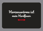 Display-Abdeckung passend für Thermomix TM7 – Herzenswärme ist mein Herdfeuer. | mehrfarbig, Wunschfarbe möglich