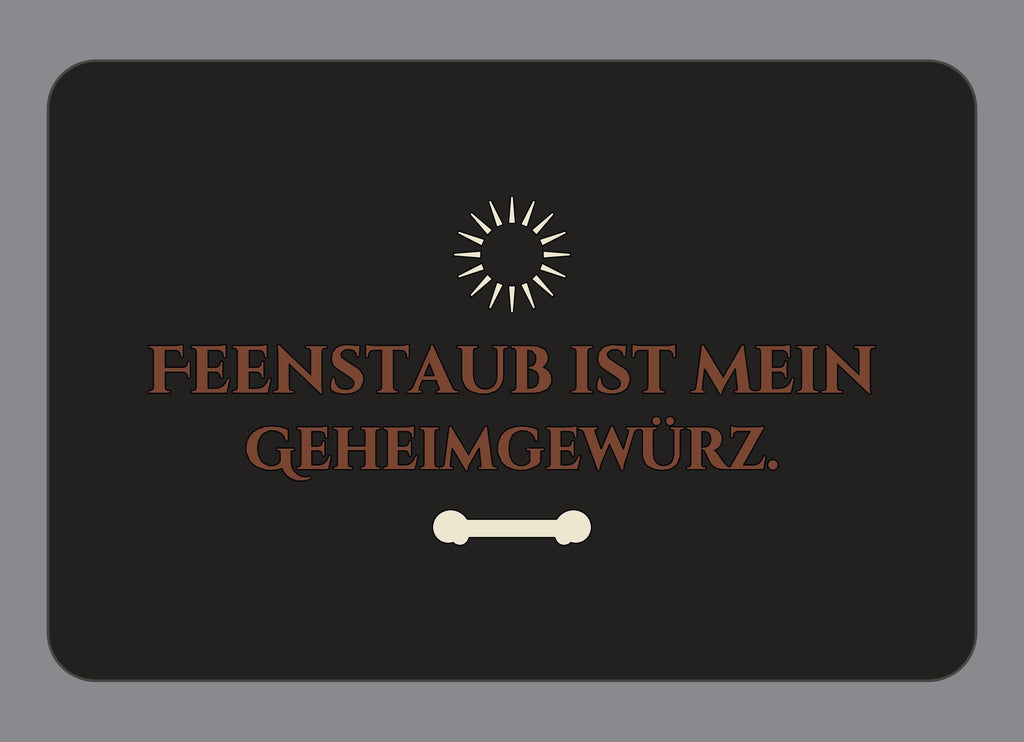 Display-Abdeckung passend für Thermomix TM7 – Feenstaub ist mein Geheimgewürz. | mehrfarbig, Wunschfarbe möglich