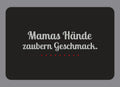 Display-Abdeckung passend für Thermomix TM7 – Mamas Hände zaubern Geschmack. | mehrfarbig, Wunschfarbe möglich