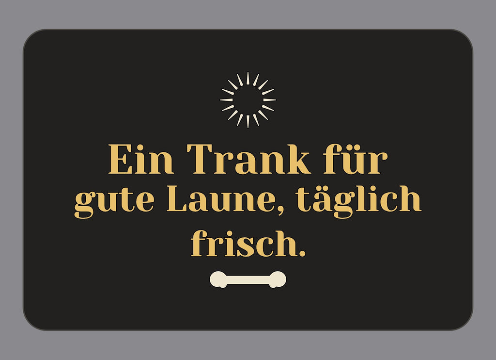 Display-Abdeckung passend für Thermomix TM7 – Ein Trank für gute Laune, täglich frisch. | mehrfarbig, Wunschfarbe möglich
