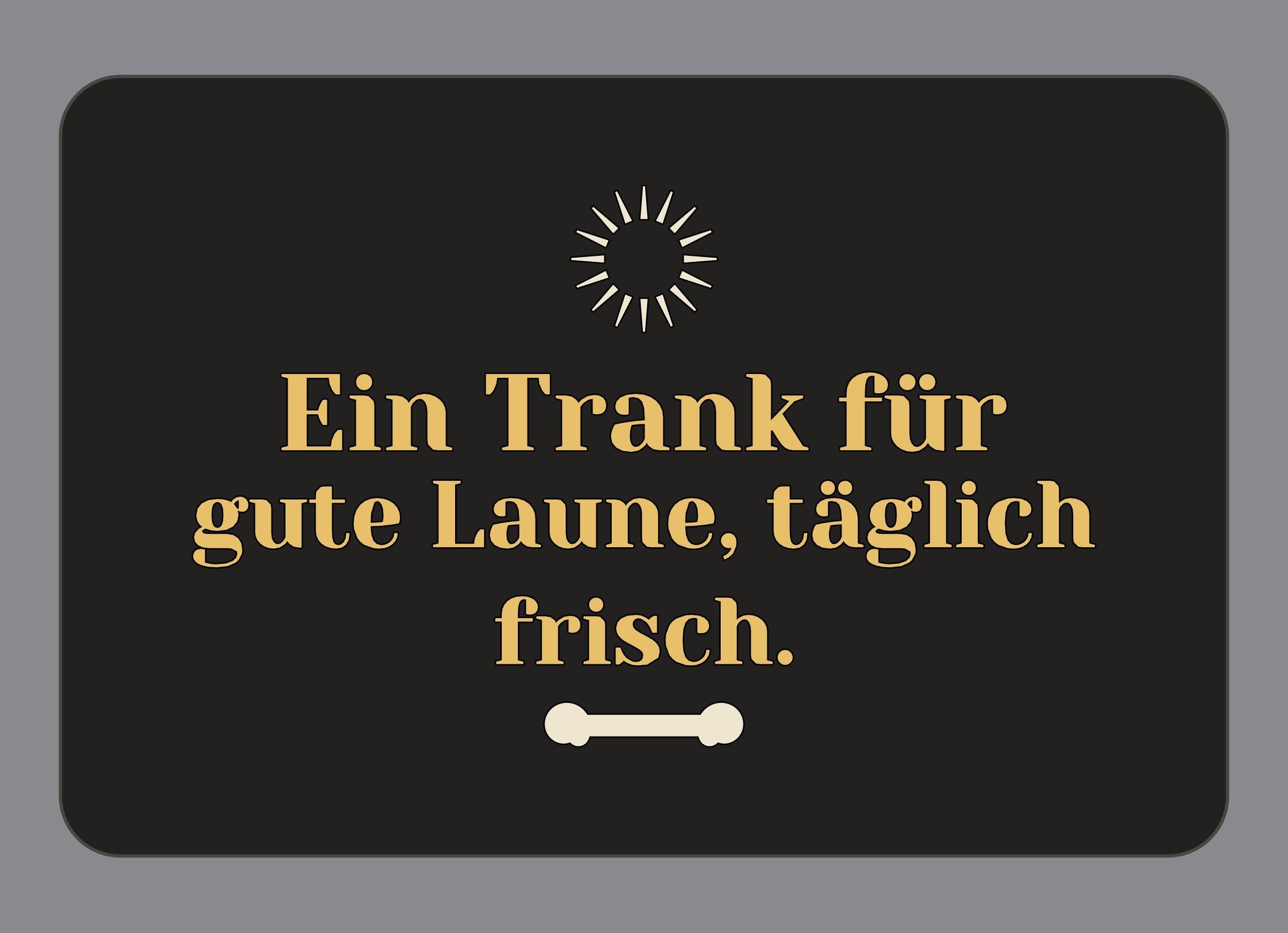 Display-Abdeckung passend für Thermomix TM7 – Ein Trank für gute Laune, täglich frisch. | mehrfarbig, Wunschfarbe möglich