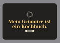 Display-Abdeckung passend für Thermomix TM7 – Mein Grimoire ist ein Kochbuch. | mehrfarbig, Wunschfarbe möglich