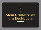 Display-Abdeckung passend für Thermomix TM7 – Mein Grimoire ist ein Kochbuch. | mehrfarbig, Wunschfarbe möglich