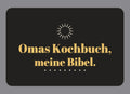 Display-Abdeckung passend für Thermomix TM7 – Omas Kochbuch, meine Bibel. | mehrfarbig, Wunschfarbe möglich