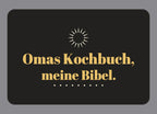 Display-Abdeckung passend für Thermomix TM7 – Omas Kochbuch, meine Bibel. | mehrfarbig, Wunschfarbe möglich