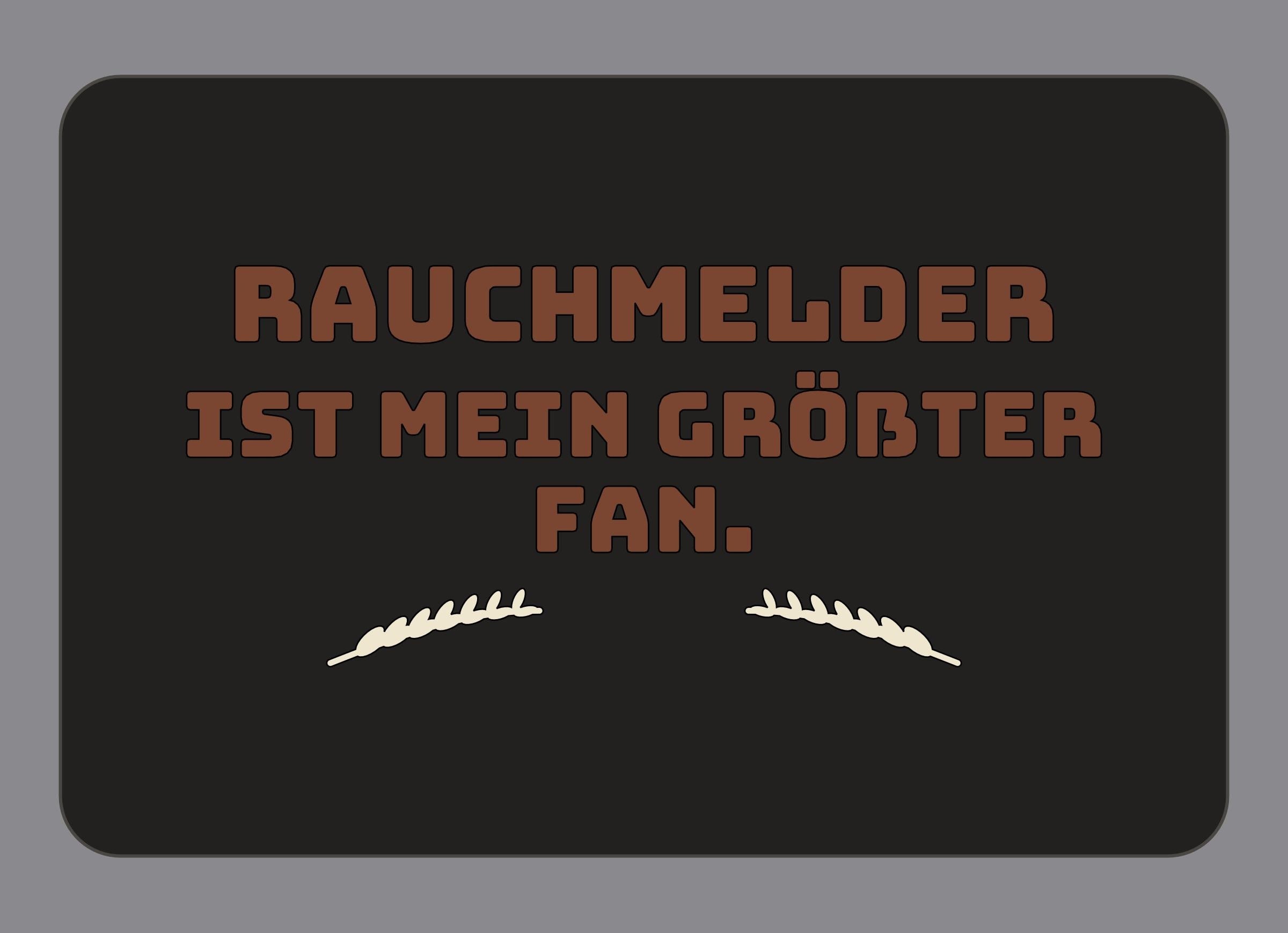 Display-Abdeckung passend für Thermomix TM7 – Rauchmelder ist mein größter Fan. | mehrfarbig, Wunschfarbe möglich